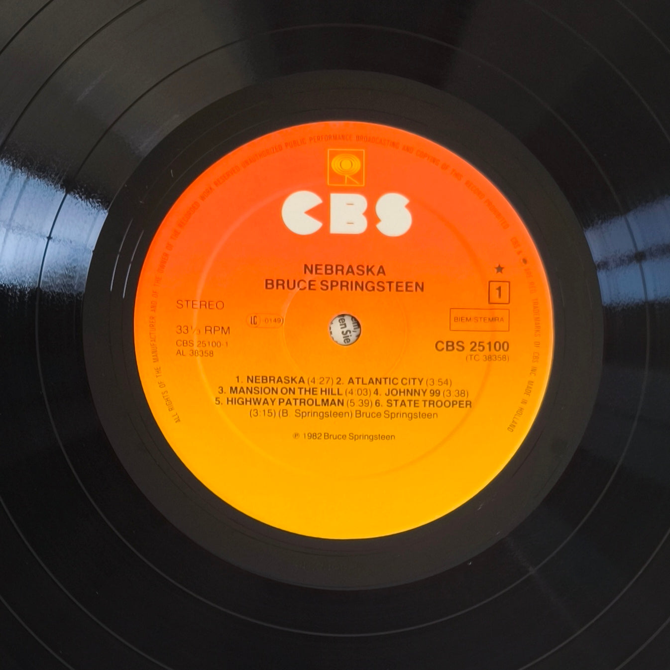 BRUCE SPRINGSTEEN - Nebraska