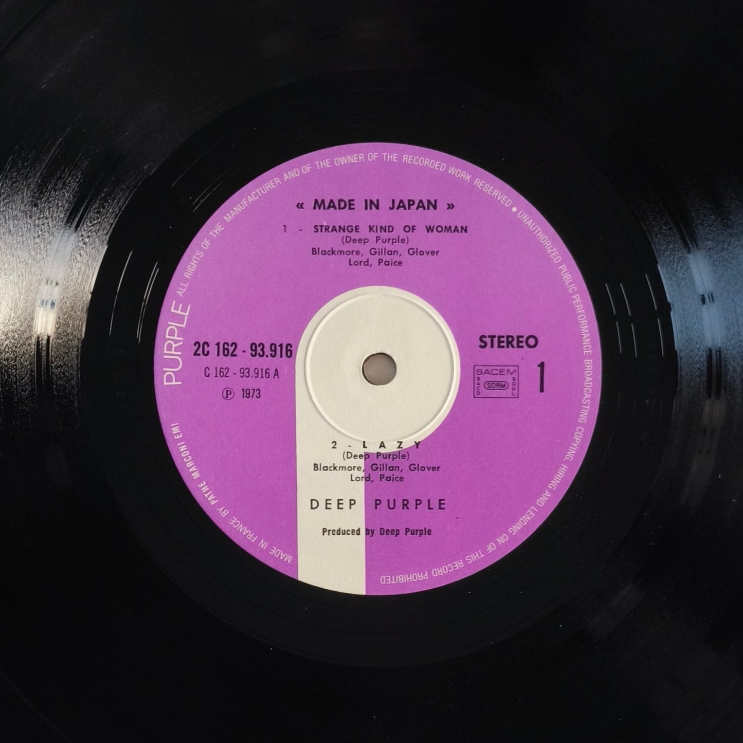 DEEP PURPLE - Made In Japan