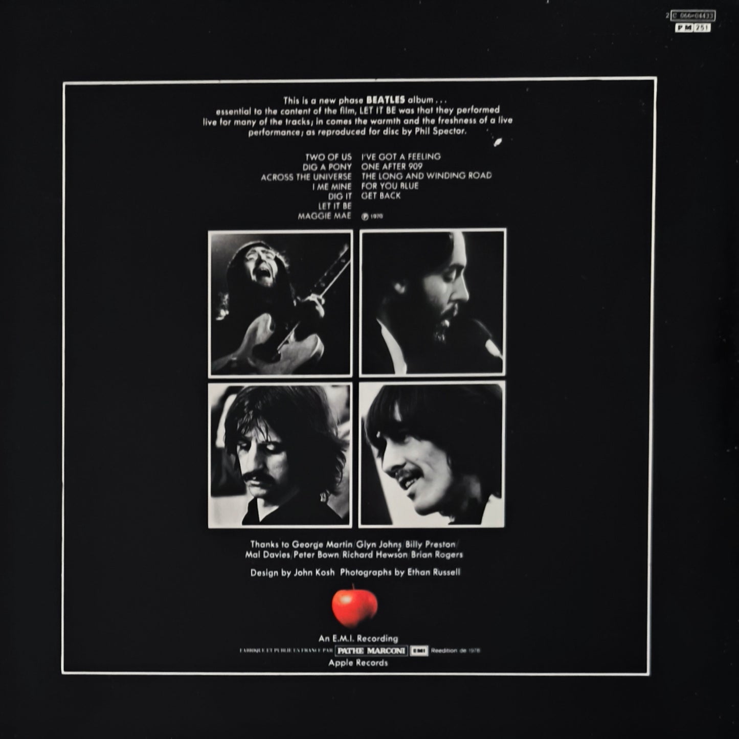 THE BEATLES - Let It Be