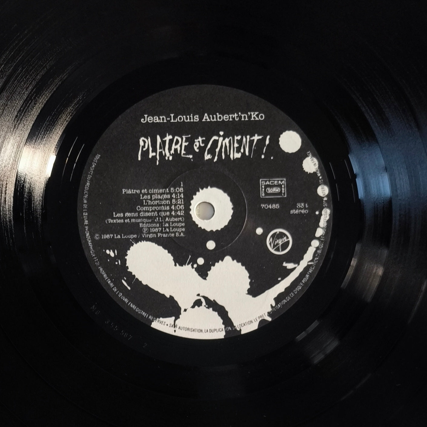 JEAN LOUIS AUBERT 'N' KO - Plâtre et Ciment !