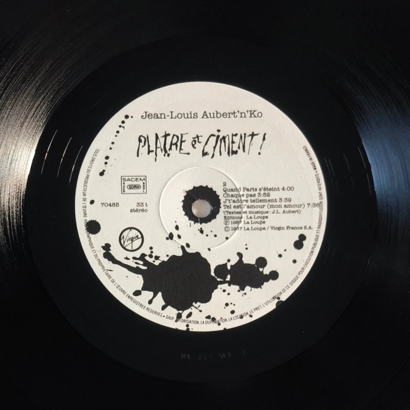 JEAN LOUIS AUBERT 'N' KO - Plâtre et Ciment !