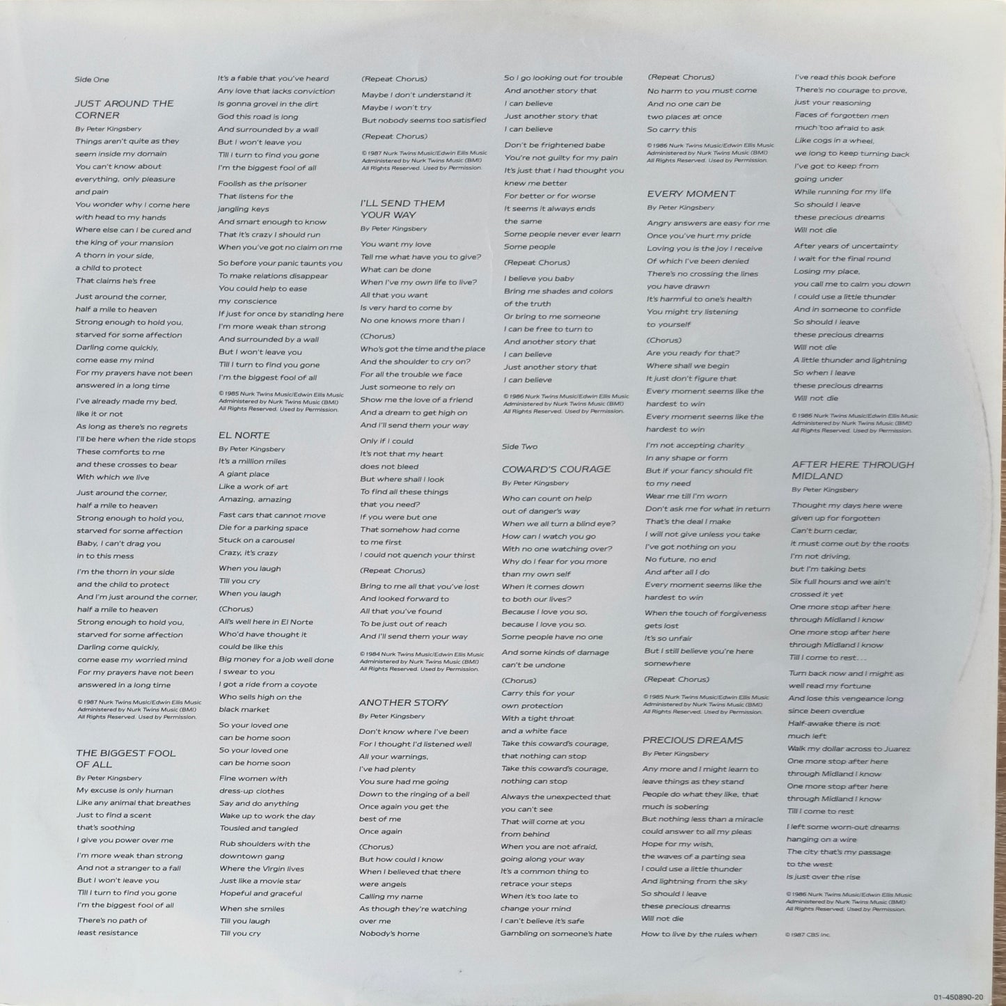 COCK ROBIN - After Here Through Midland