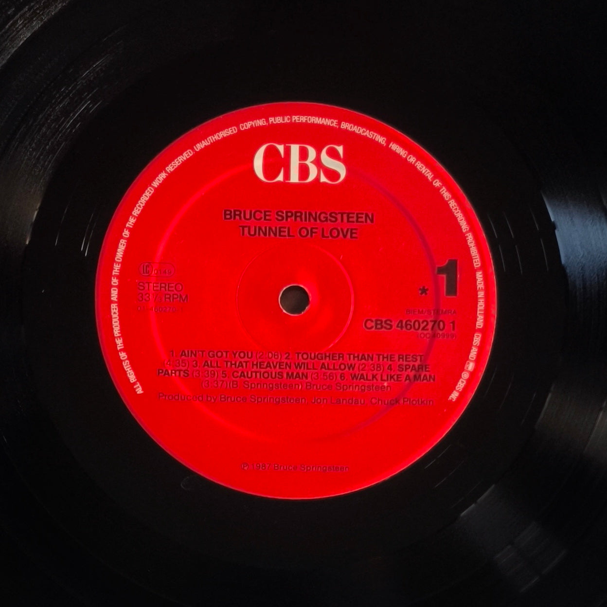 BRUCE SPRINGSTEEN - Tunnel Of Love