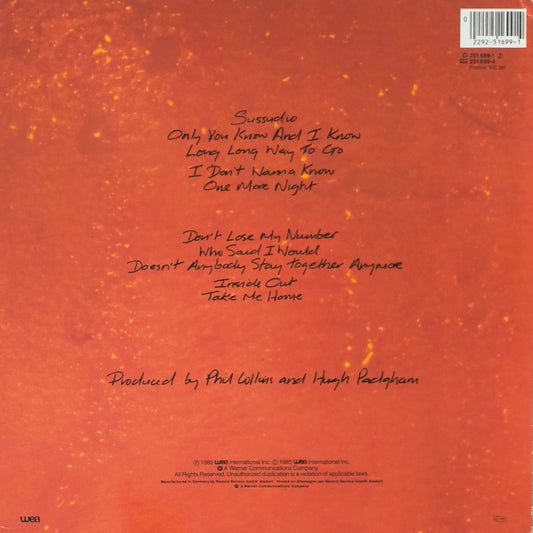 PHIL COLLINS - No Jacket Required