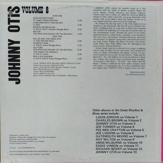 GREAT RHYTHM & BLUES OLDIES - Volume 8 - Johnny Otis
