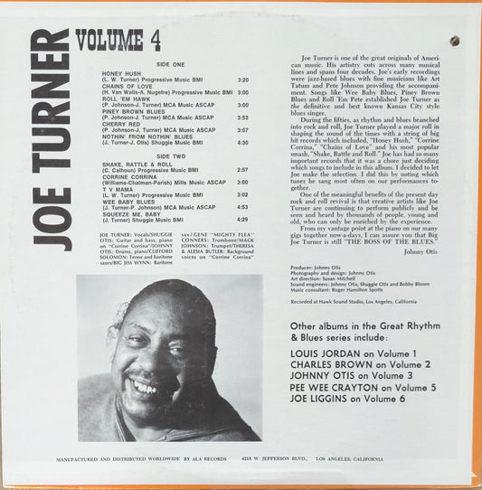 GREAT RHYTHM & BLUES OLDIES - Volume 4 - Joe Turner