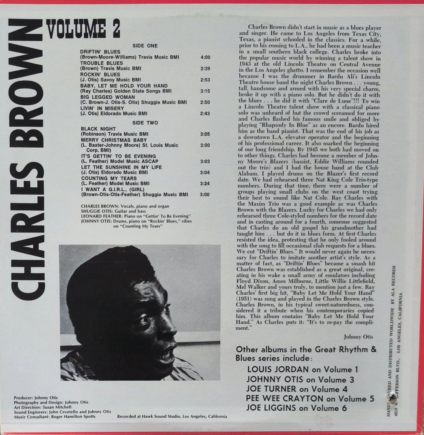 GREAT RHYTHM & BLUES - Volume 2 - Charles Brown