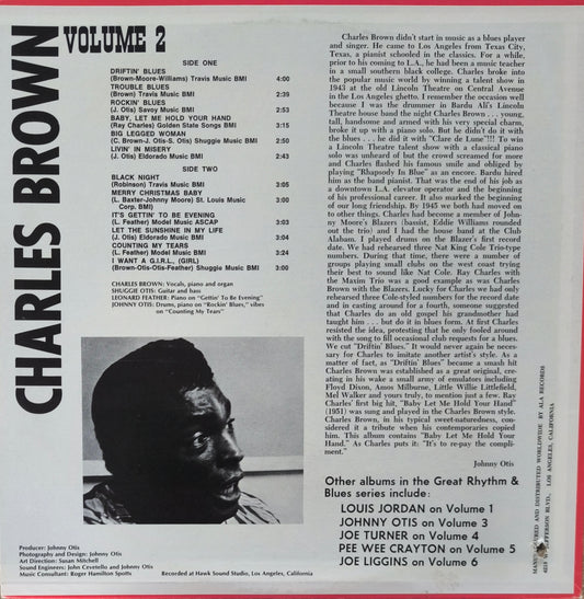 GREAT RHYTHM & BLUES - Volume 2 - Charles Brown