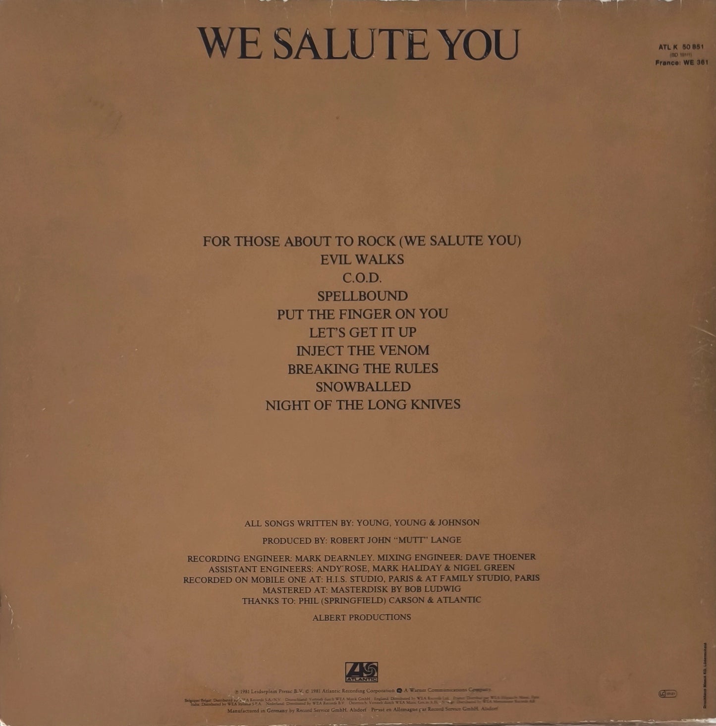 AC/DC - For Those About To Rock We Salute You