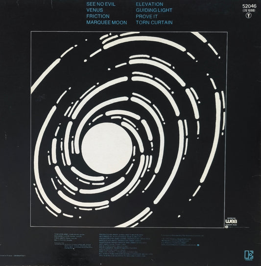 TELEVISION - Marquee Moon