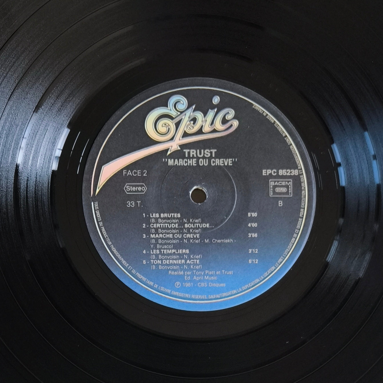 TRUST - Marche Ou Crève