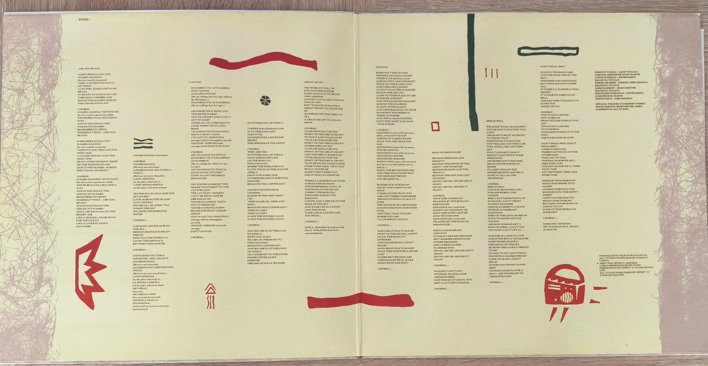 JOHNNY CLEGG & SAVUKA - Third World Child