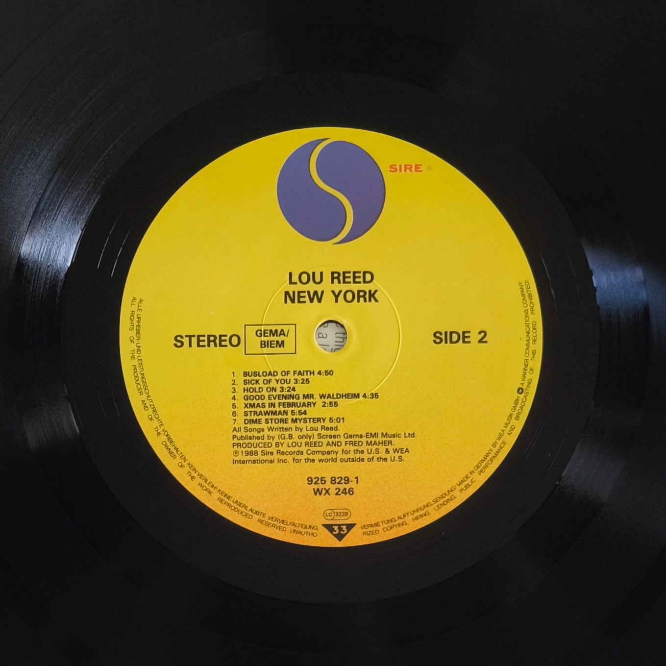 LOU REED - New York