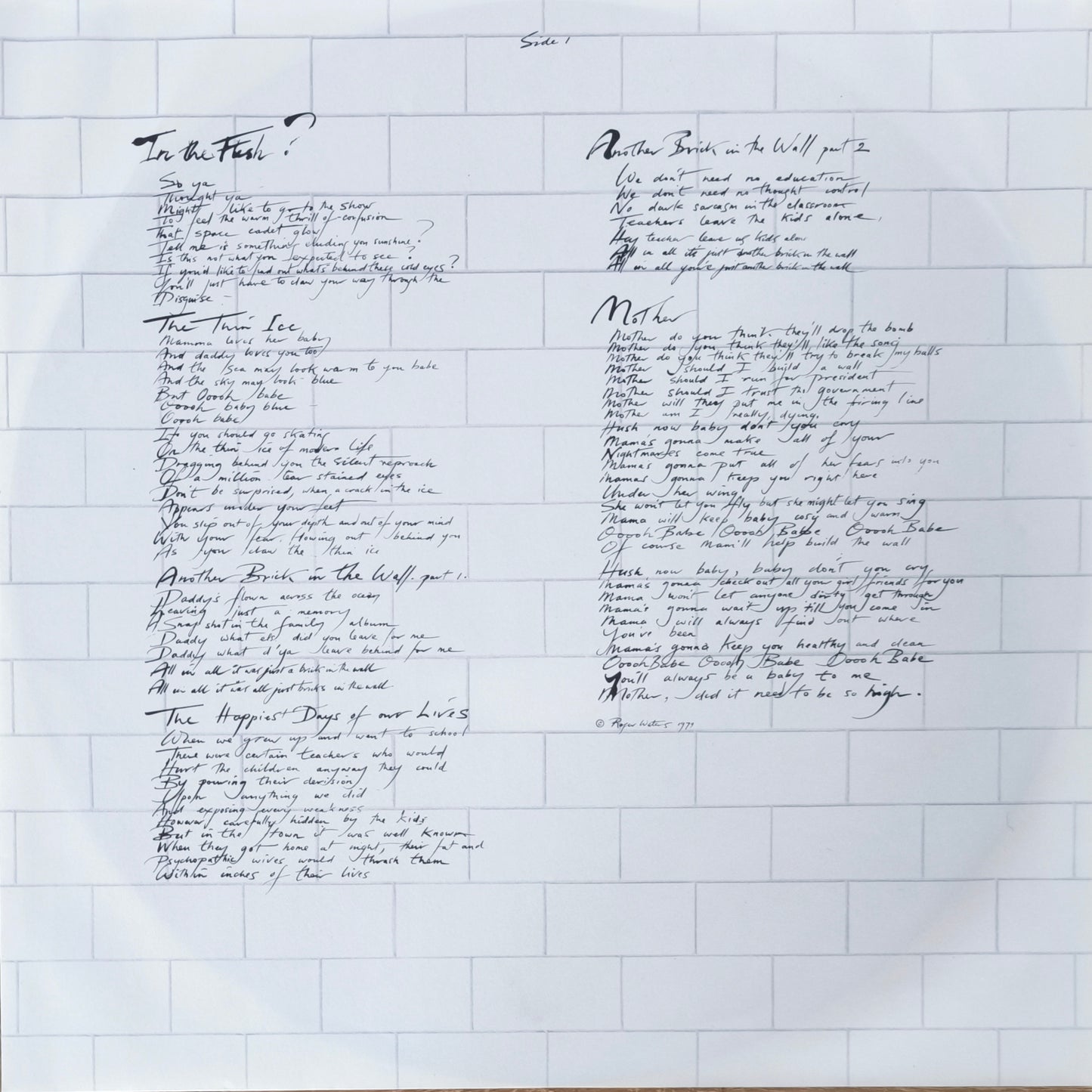 PINK FLOYD - The Wall