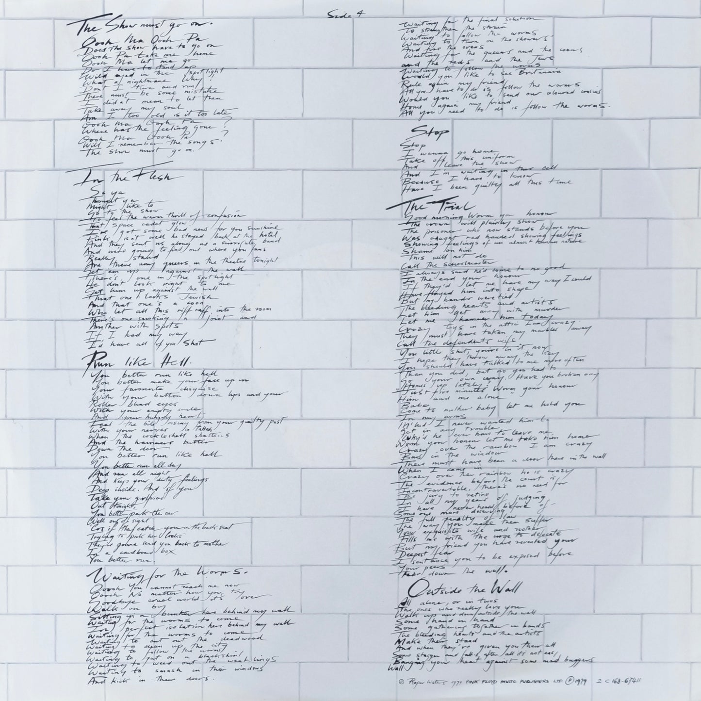 PINK FLOYD - The Wall