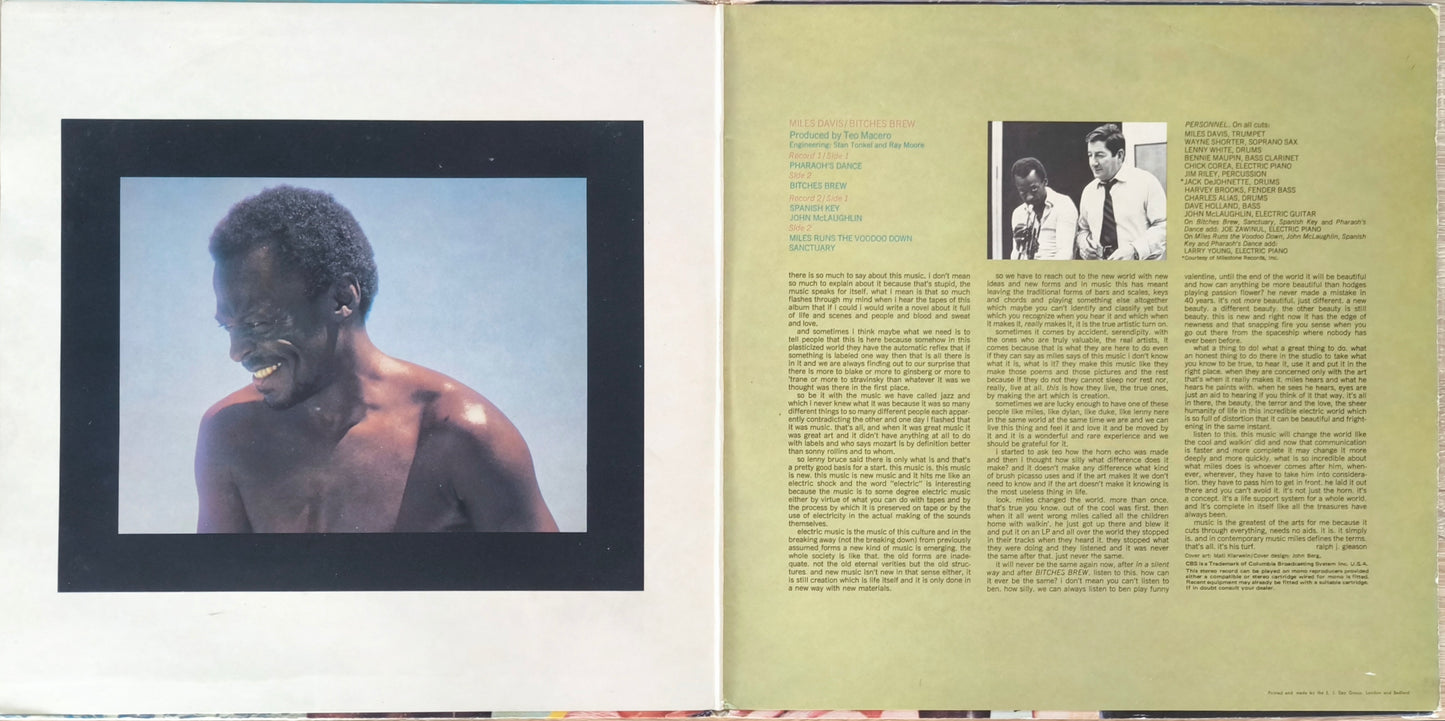 MILES DAVIS - Bitches Brew (Pressage UK 1970)
