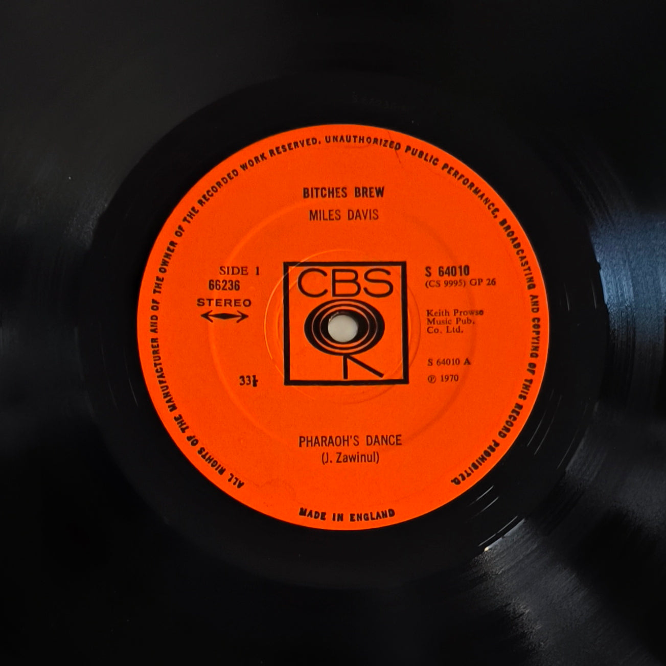 MILES DAVIS - Bitches Brew (Pressage UK 1970)