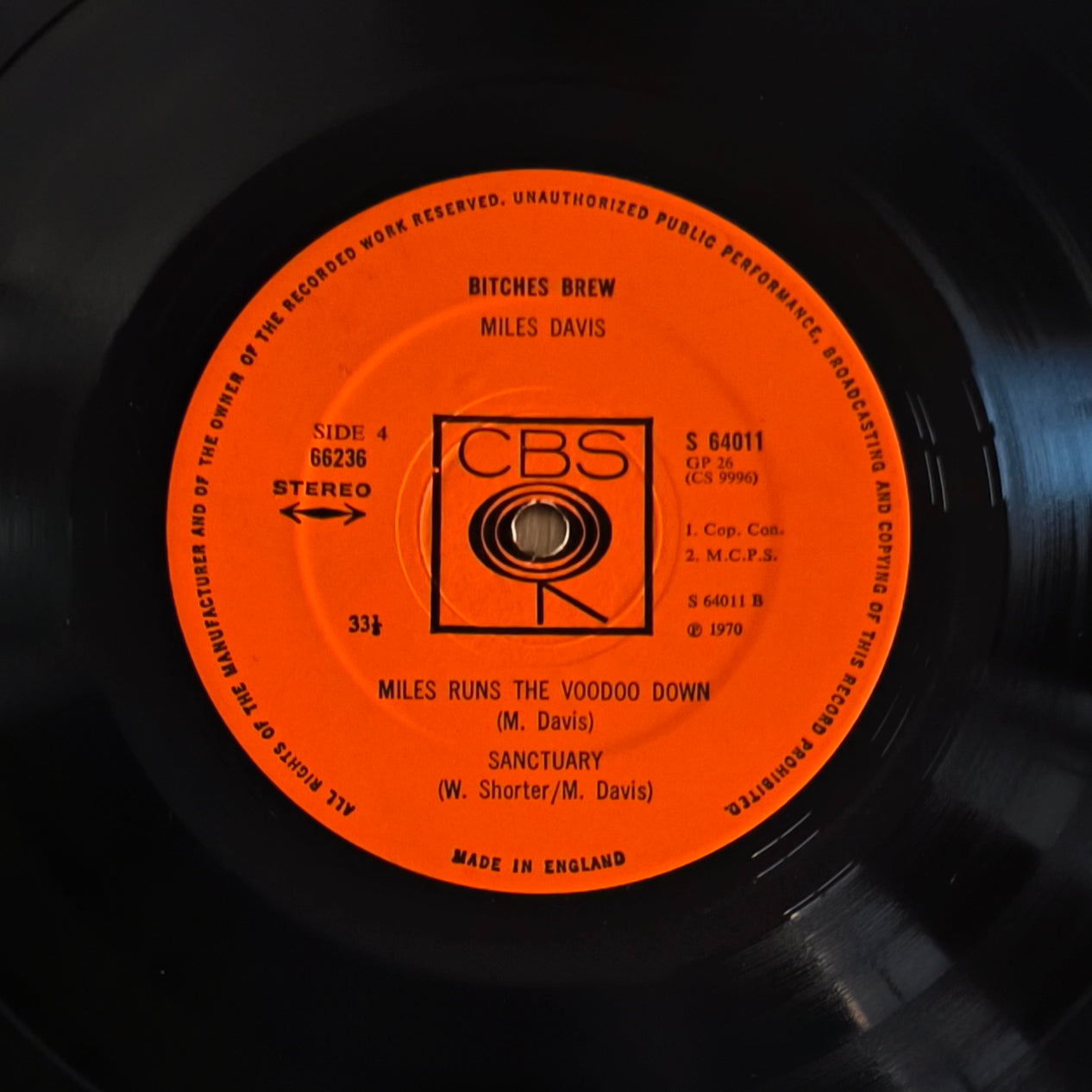 MILES DAVIS - Bitches Brew (Pressage UK 1970)