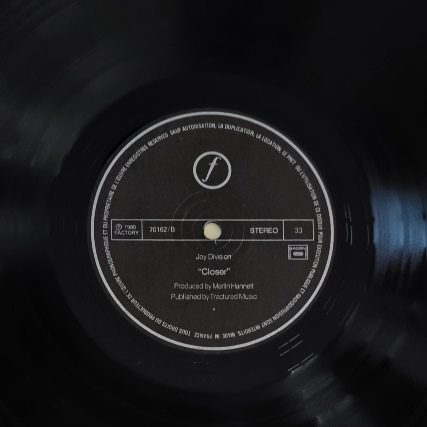 JOY DIVISION - Closer