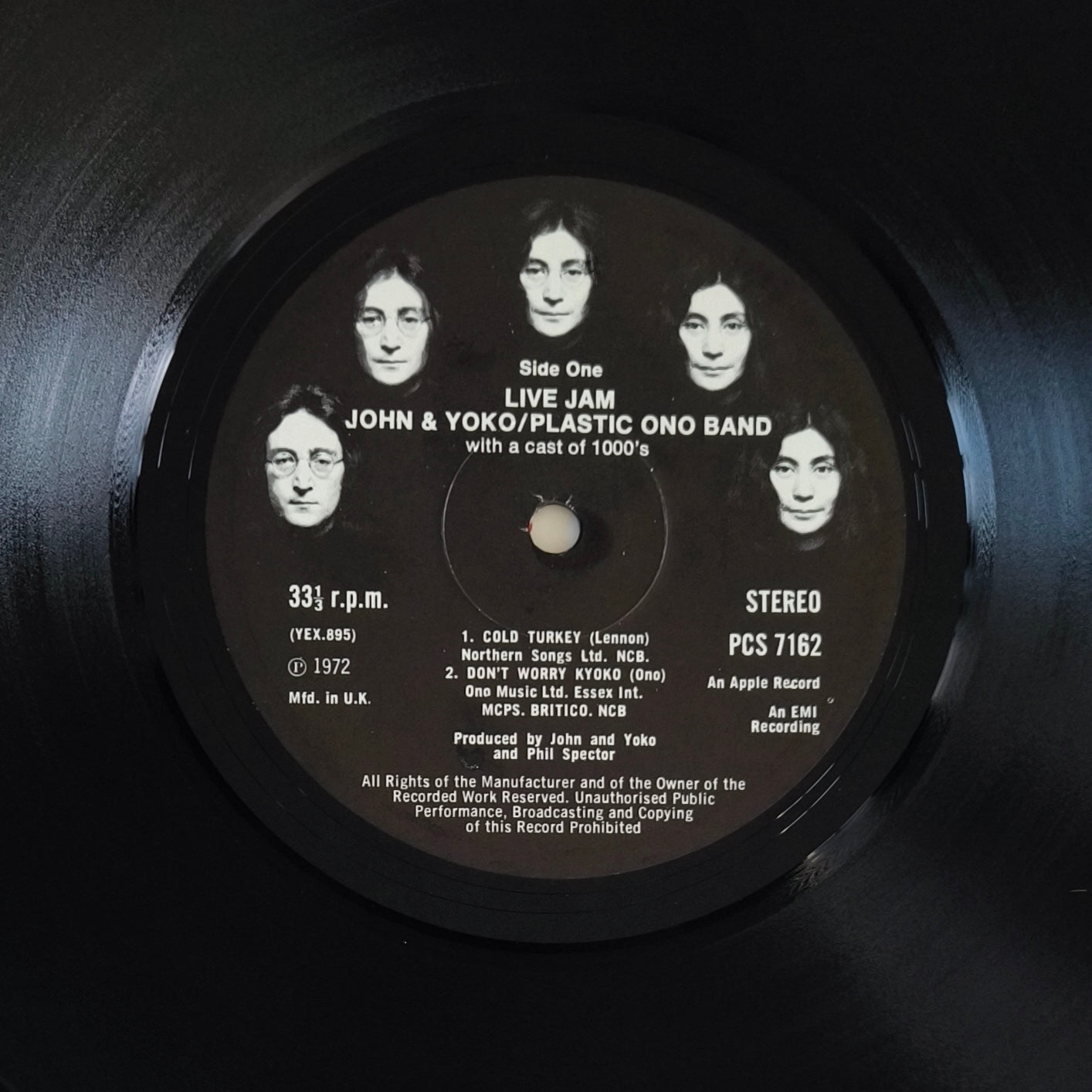 JOHN & YOKO / PLASTIC  ONO BAND - Some Time In New York City (Pressage UK 1972)
