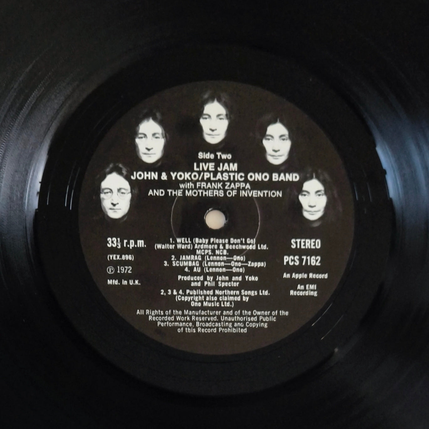 JOHN & YOKO / PLASTIC  ONO BAND - Some Time In New York City (Pressage UK 1972)