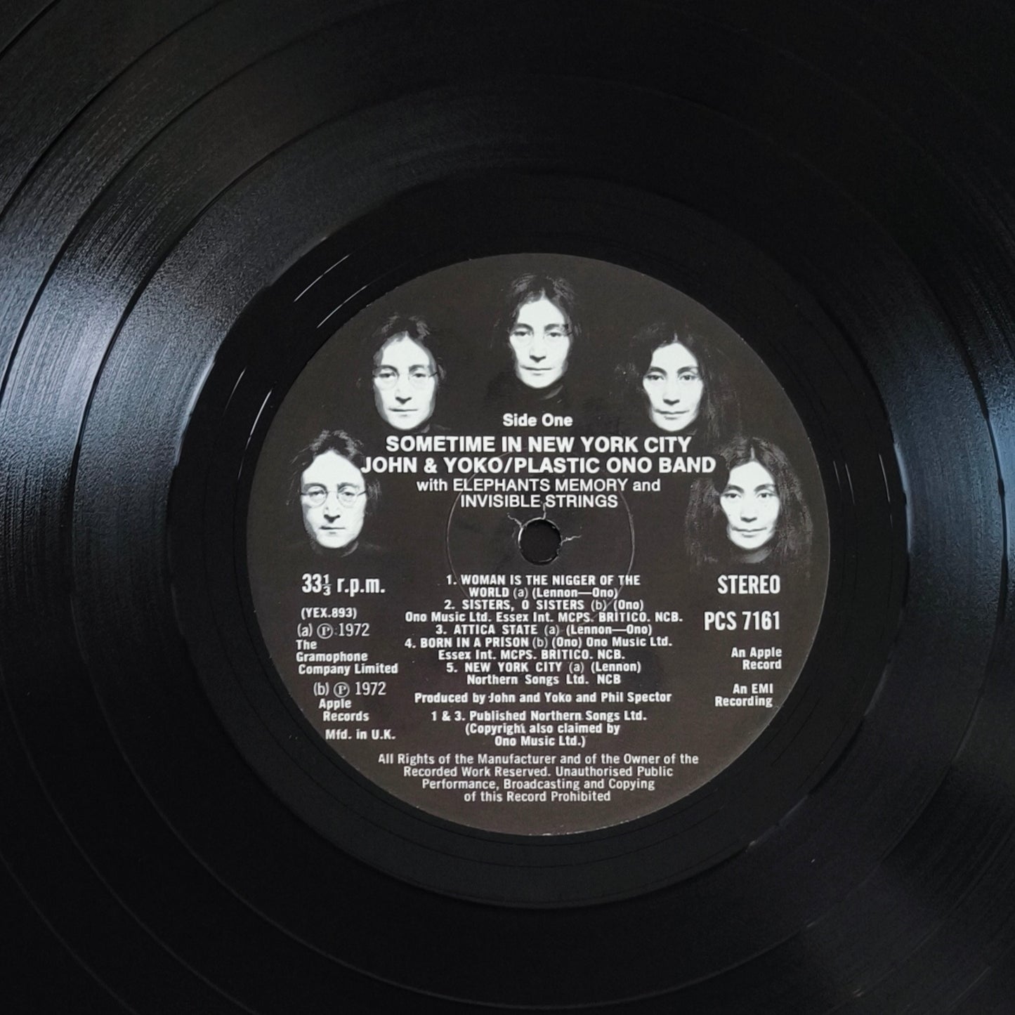 JOHN & YOKO / PLASTIC  ONO BAND - Some Time In New York City (Pressage UK 1972)