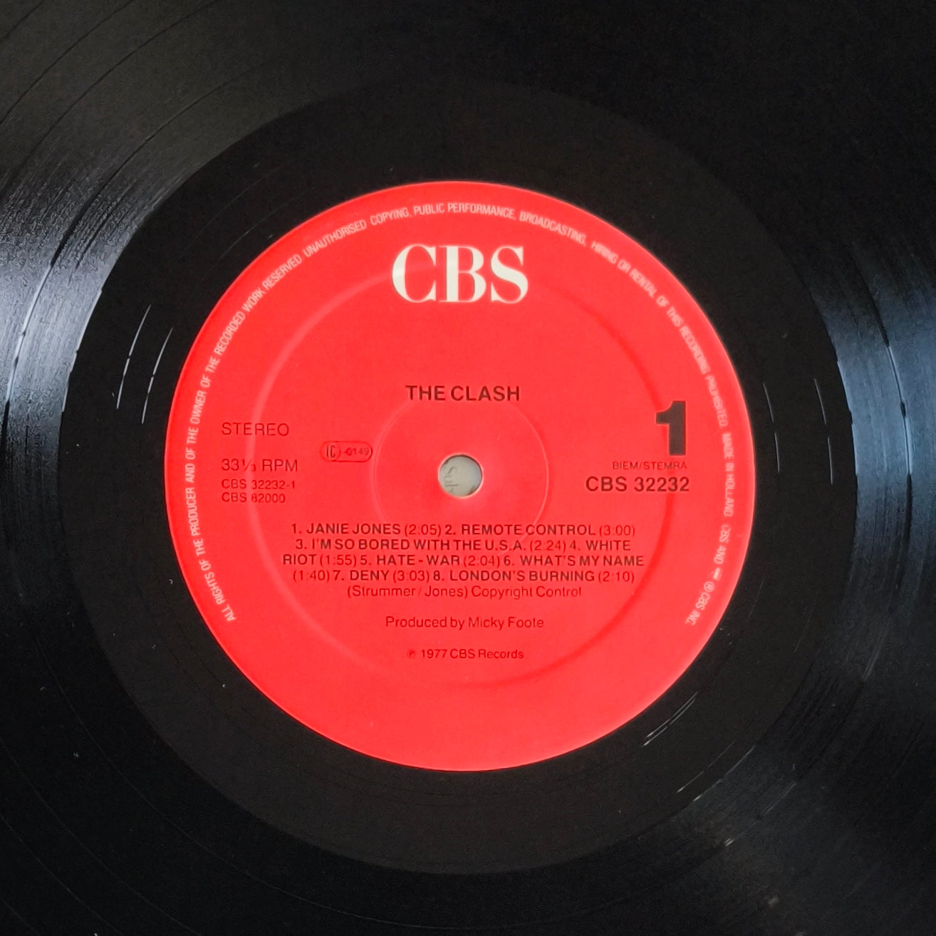 THE CLASH - The Clash