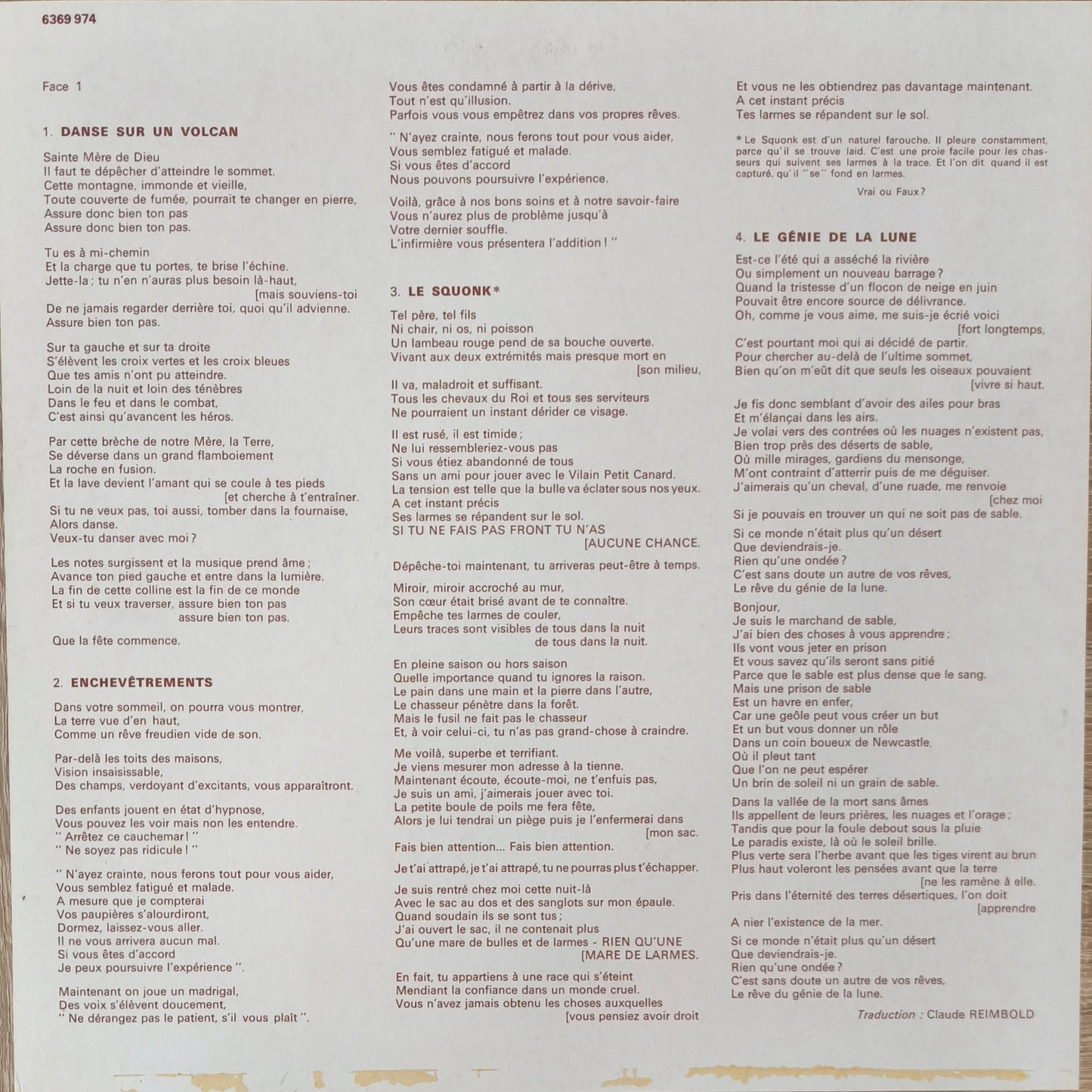 GENESIS - A Trick Of The Tail