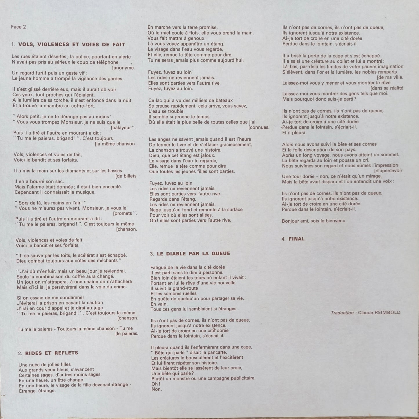 GENESIS - A Trick Of The Tail