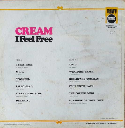 CREAM - I Feel Free