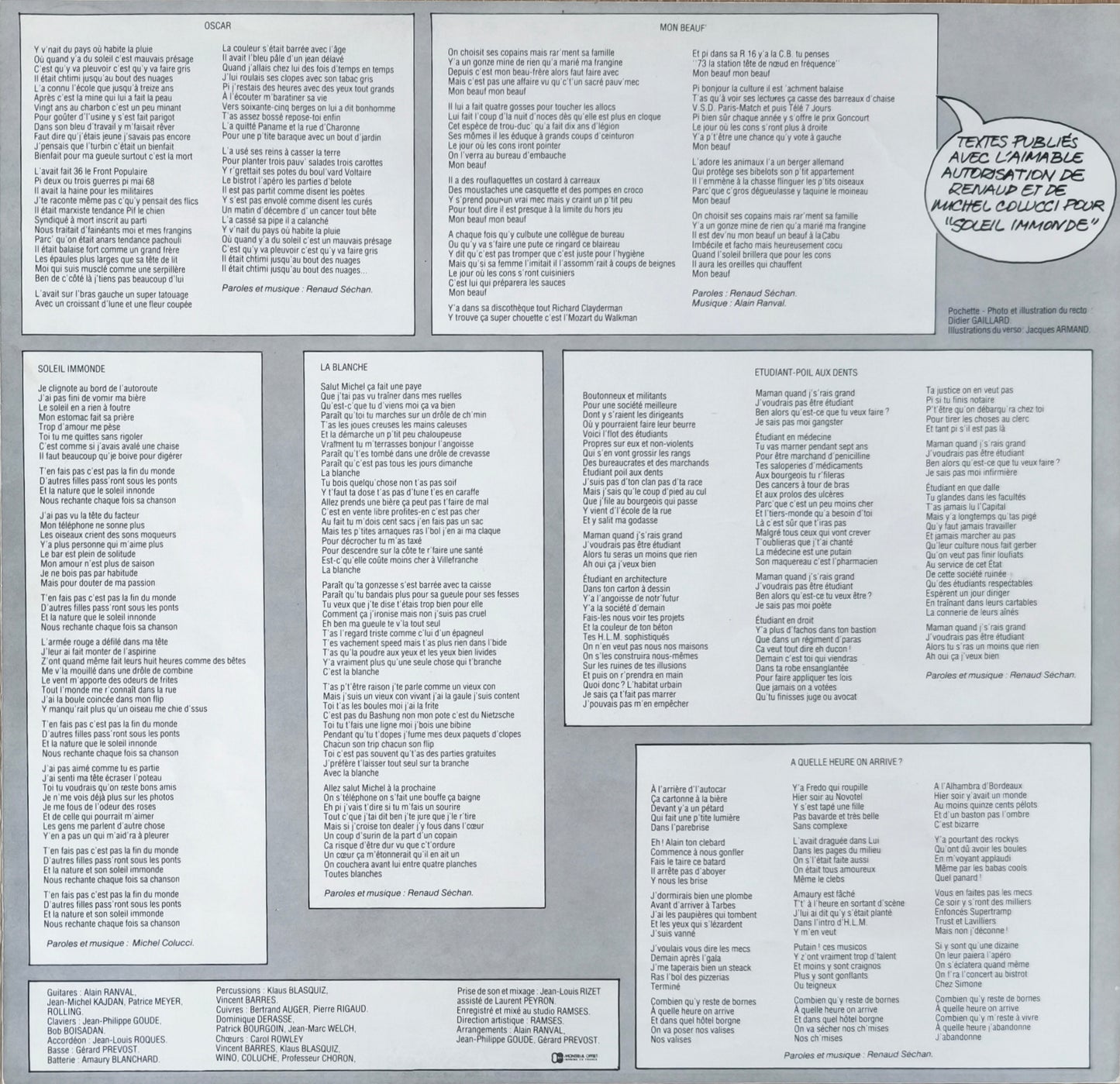 RENAUD - Le Retour De Gérard Lambert