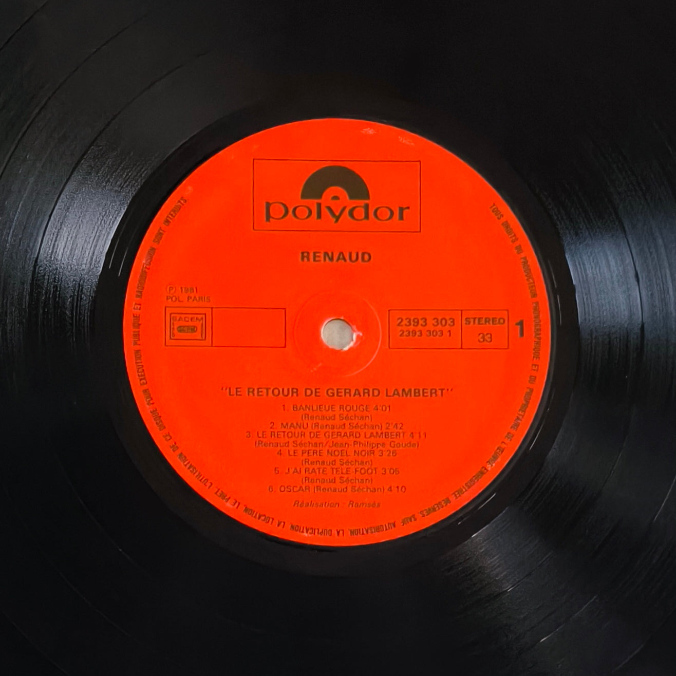 RENAUD - Le Retour De Gérard Lambert