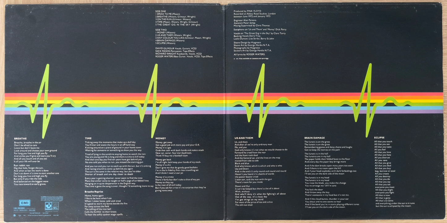 PINK FLOYD - The Dark Side Of The Moon (First Press UK 1973)
