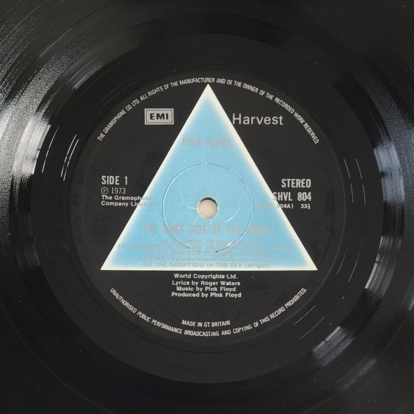 PINK FLOYD - The Dark Side Of The Moon (First Press UK 1973)