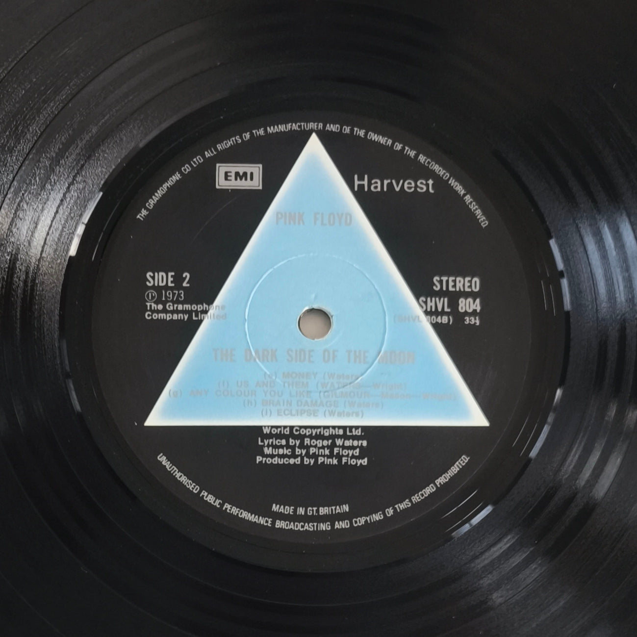 PINK FLOYD - The Dark Side Of The Moon (First Press UK 1973)