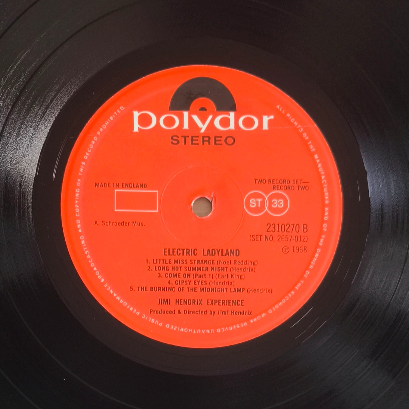 THE JIMI HENDRIX EXPERIENCE - Electric Ladyland (Presage UK 1973)