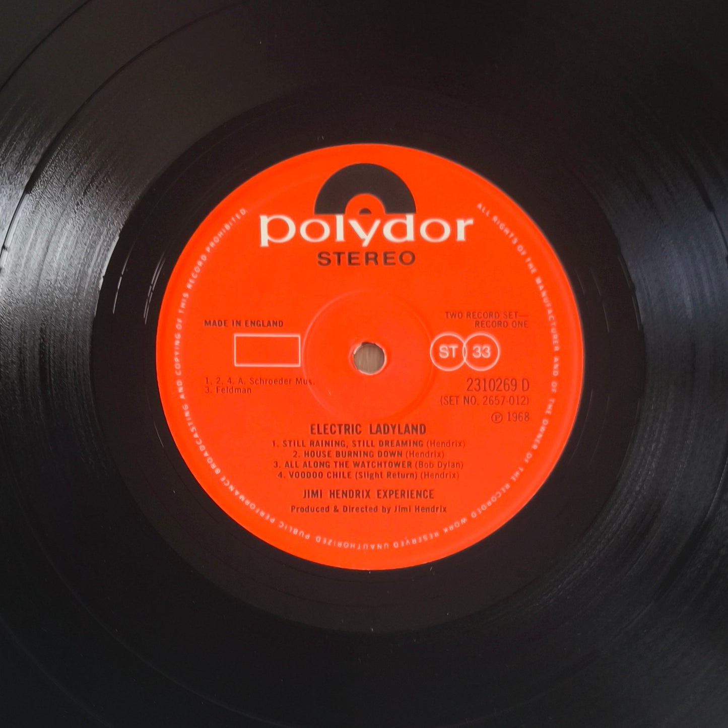 THE JIMI HENDRIX EXPERIENCE - Electric Ladyland (Presage UK 1973)