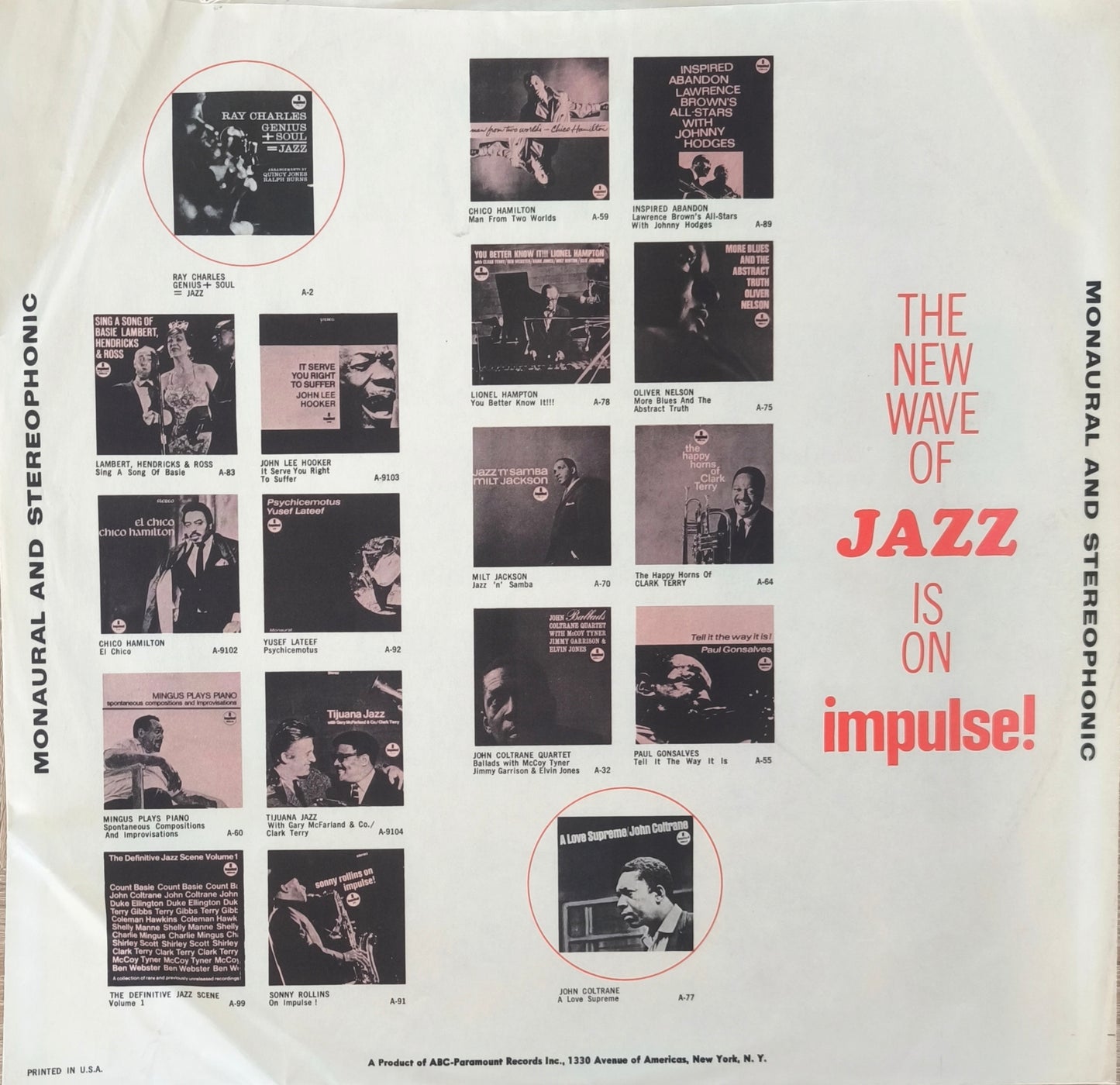 THE JOHN COLTRANE QUARTET - Africa / Brass