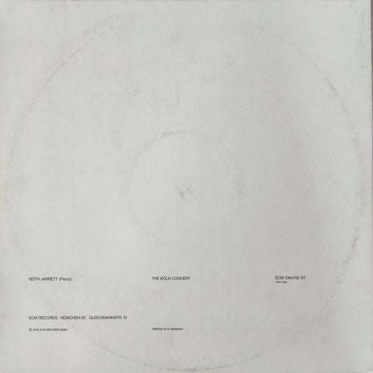 KEITH JARRETT - The Köln Concert