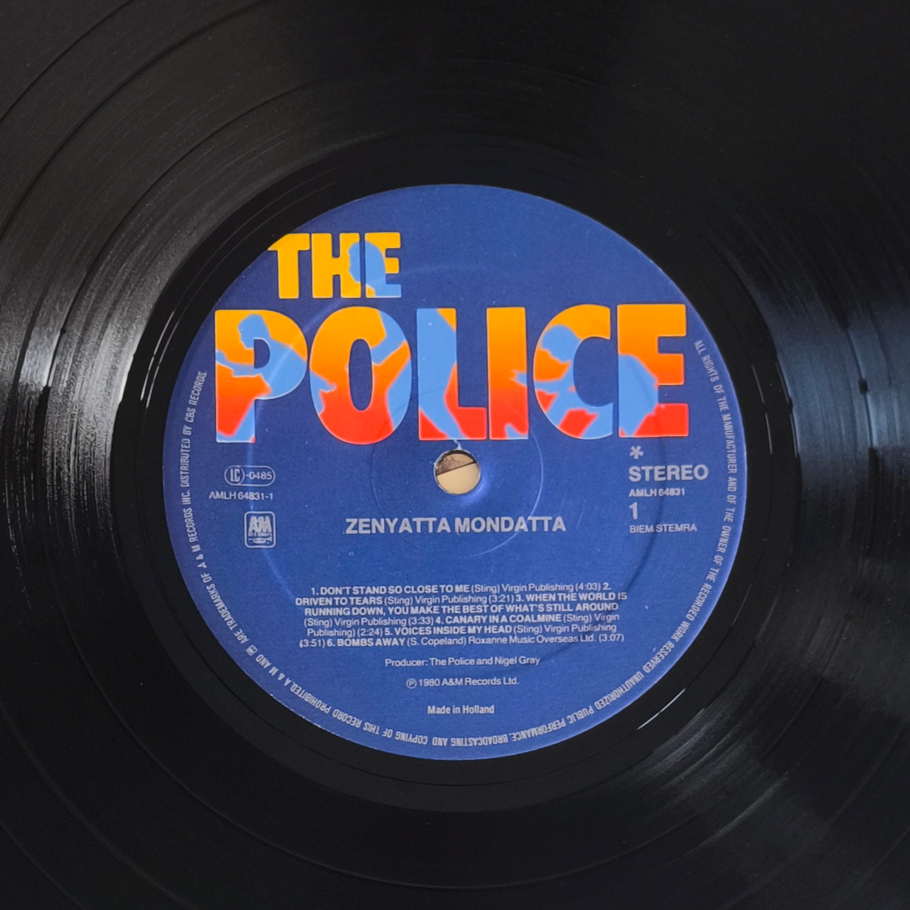 THE POLICE - Zenyatta Mondatta