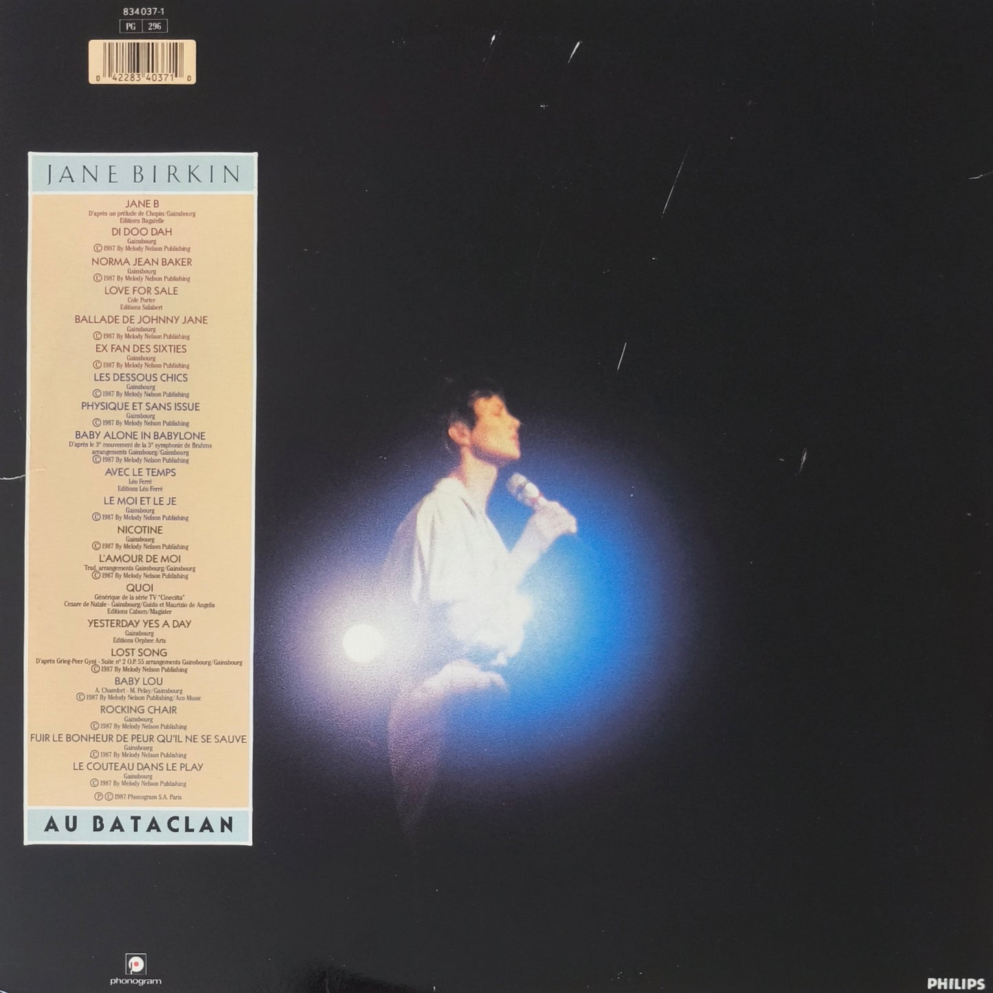 JANE BIRKIN - Au Bataclan