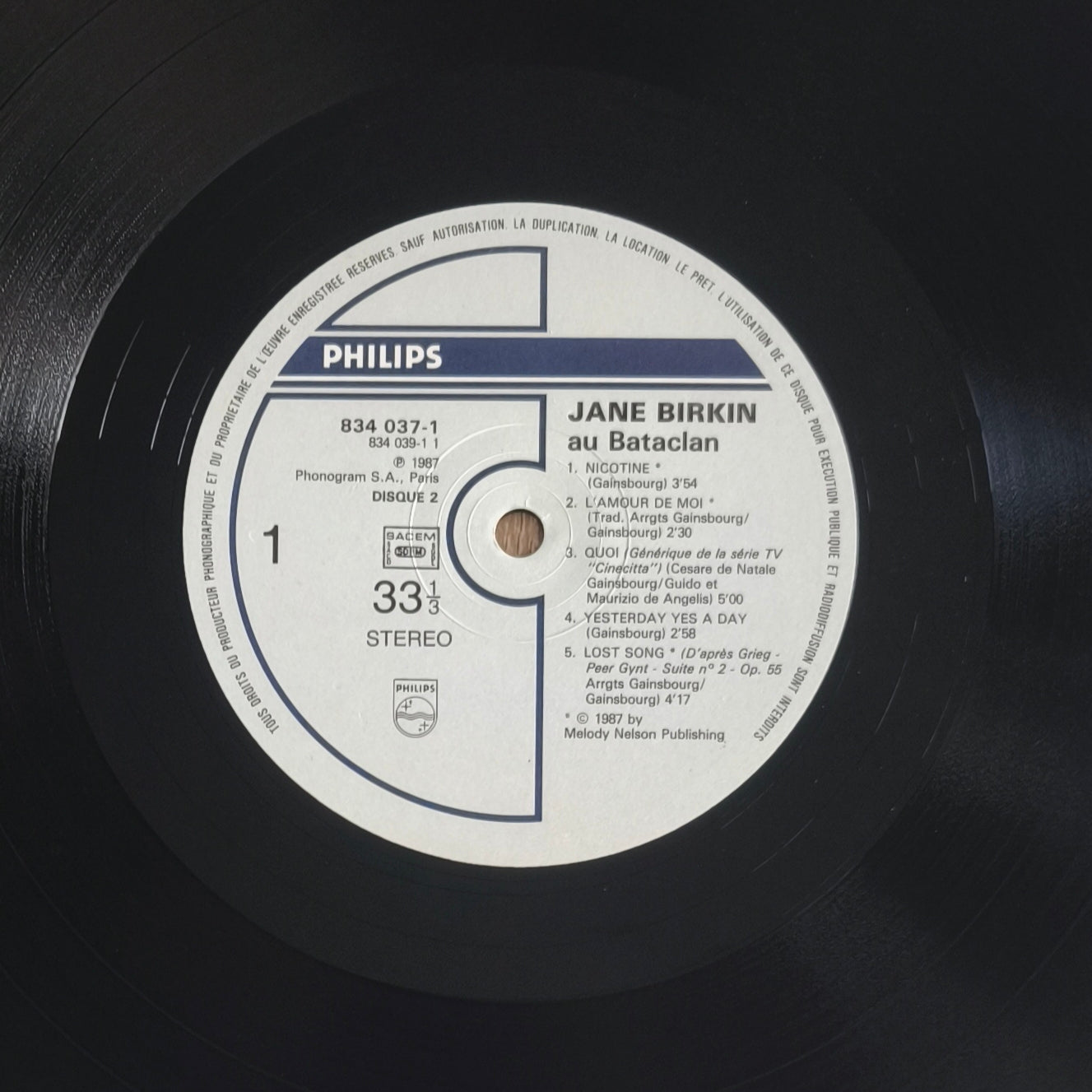 JANE BIRKIN - Au Bataclan