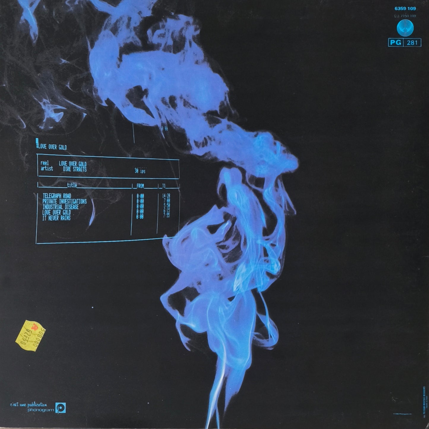 DIRE STRAITS - Love Over Gold