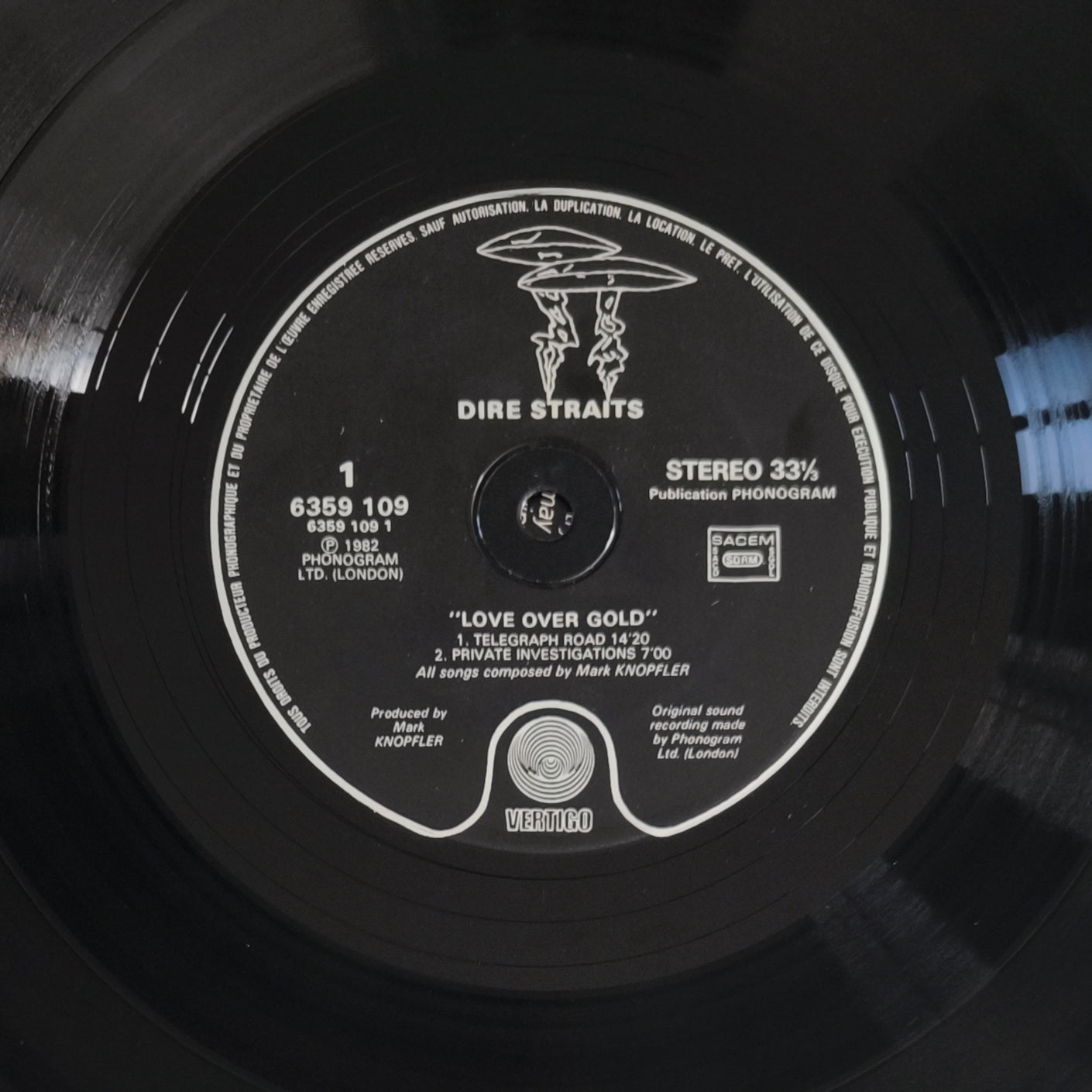 DIRE STRAITS - Love Over Gold