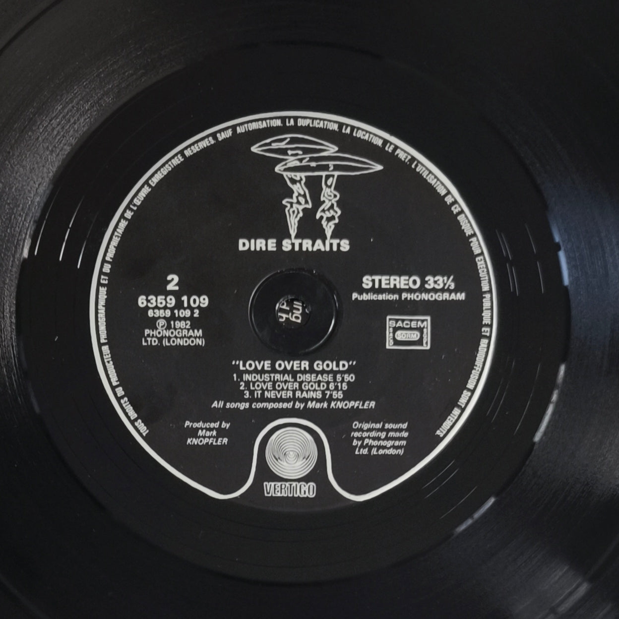 DIRE STRAITS - Love Over Gold