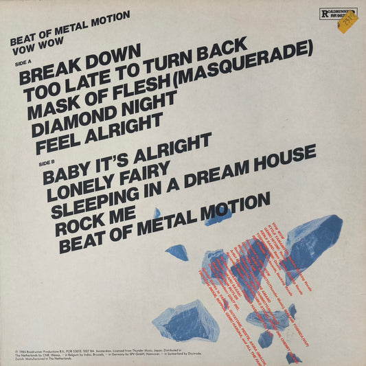 VOW WOW - Beat Of Metal Motion