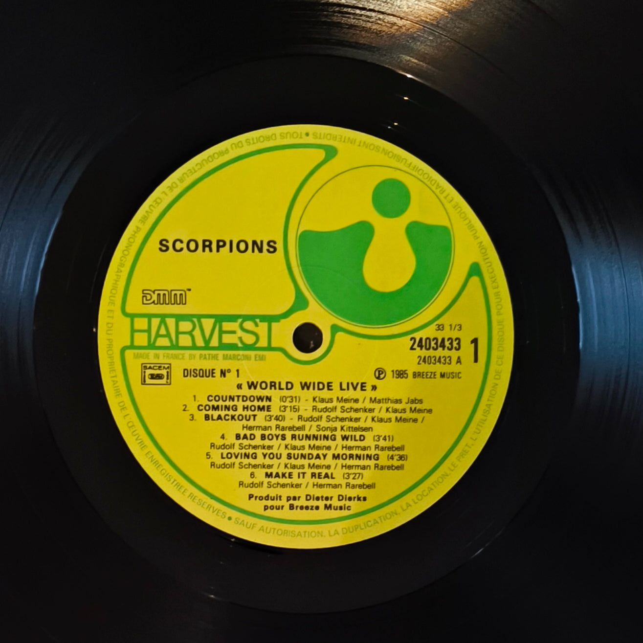 SCORPIONS - World Wide Live