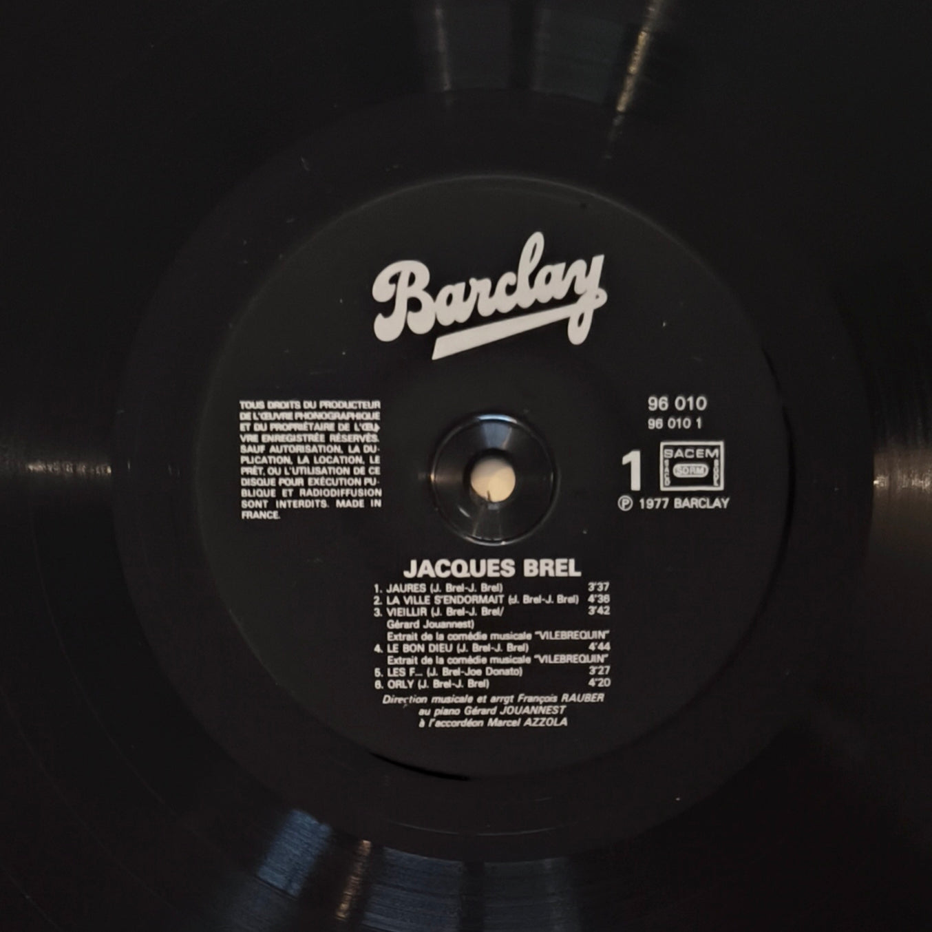 JACQUES BREL - Brel (Les Marquises)