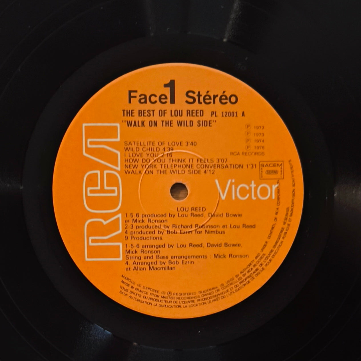 LOU REED - Walk On The Wild Side - The Best Of Lou Reed