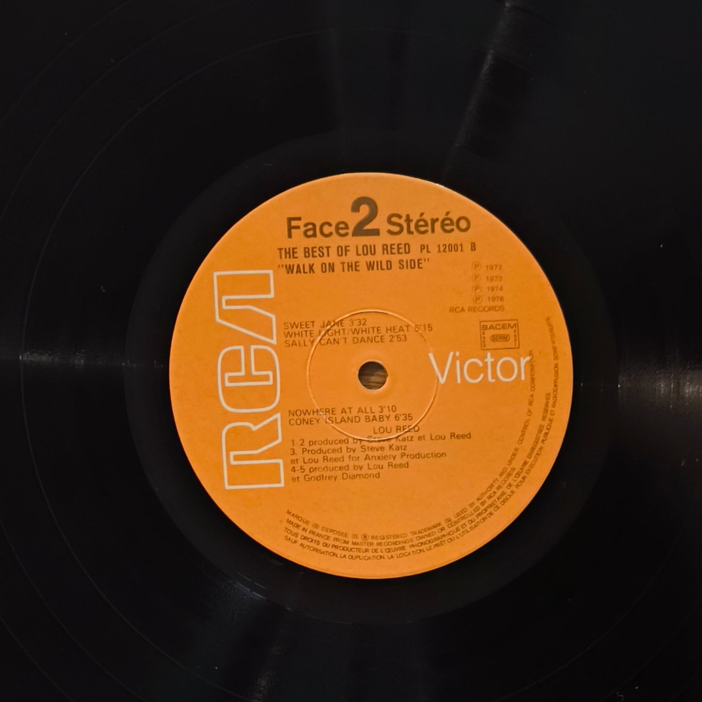 LOU REED - Walk On The Wild Side - The Best Of Lou Reed